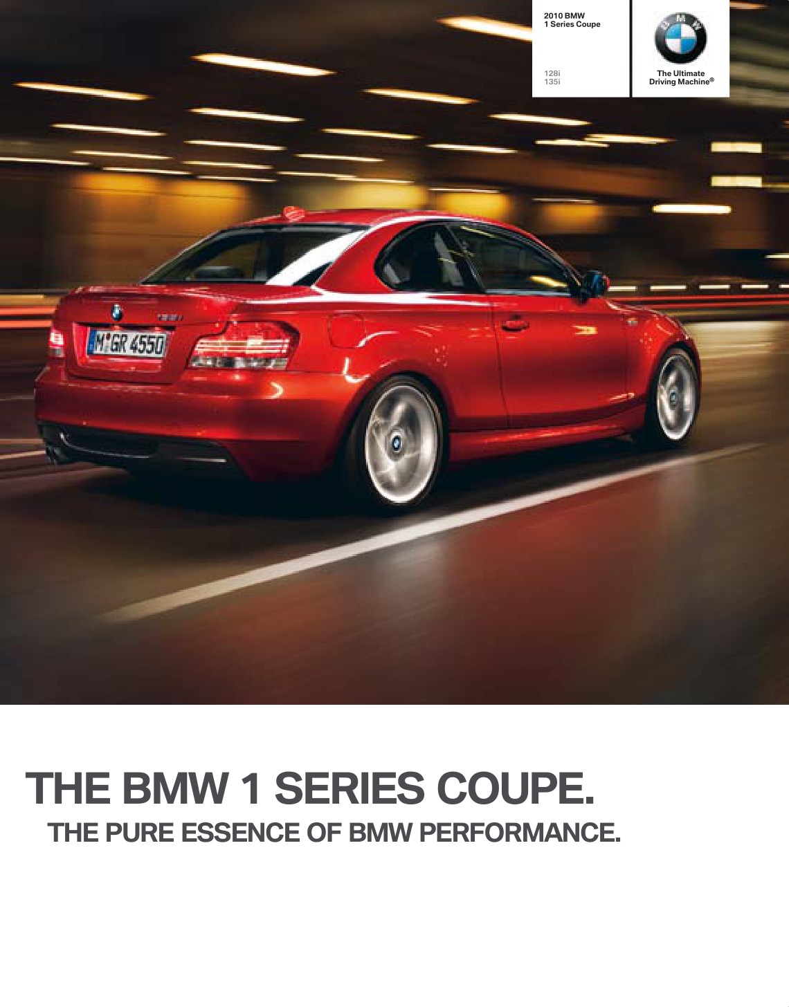 2010 BMW 1-Series Coupe Brochure